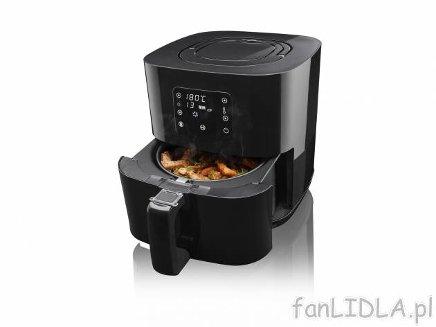 Frytkownica na gorące powietrze 1650 W , cena 349,00 PLN za 1 opak. 
- DO NISKOTŁUSZCZOWEGO ...