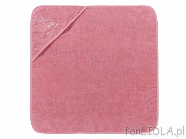 Ręcznik z kapturem Lupilu, cena 19,99 PLN 
- ok. 75 x 75 cm
- 100% biobawełny
- ...