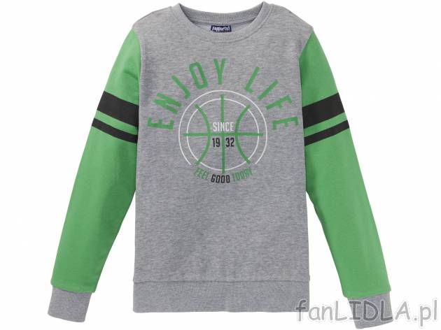 Bluza Pepperts, cena 19,99 PLN 
- wysoka zawartość bawełny
- rozmiary: 122-164
- ...