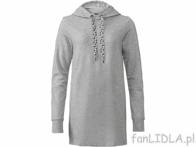 Sukienka z kapturem Esmara, cena 39,99 PLN 
- rozmiary: XS-L
- Gots
- Hohenstein ...