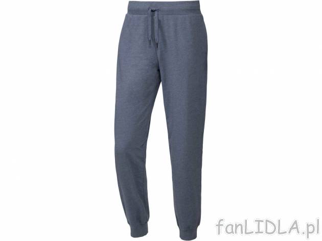 Spodnie dresowe Crivit, cena 27,00 PLN 
- rozmiary: M-XL
- elastyczny pas ze sznurkiem
- ...