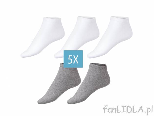 Skarpety, 5 par Livergy, cena 14,99 PLN 
- rozmiary: 39-46
- Lycra
- Oeko-Tex Standard ...