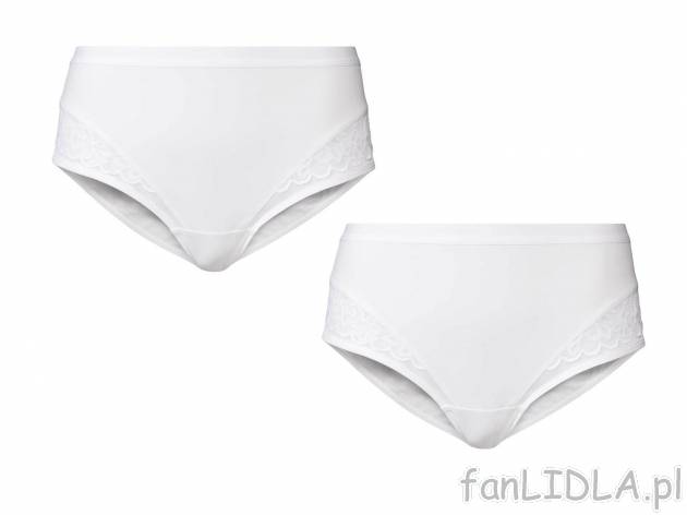 Majtki, 2 pary* Esmara Lingerie, cena 9,99 PLN 
- rozmiary: S-L
- Hohenstein bezpieczne ...