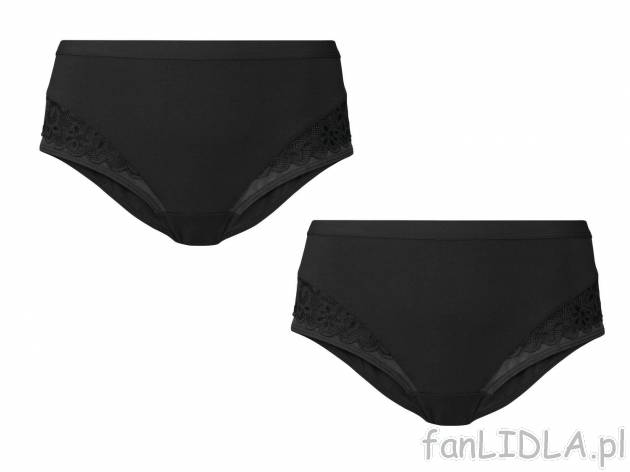 Majtki, 2 pary* Esmara Lingerie, cena 9,99 PLN 
- rozmiary: S-L
- Hohenstein bezpieczne ...
