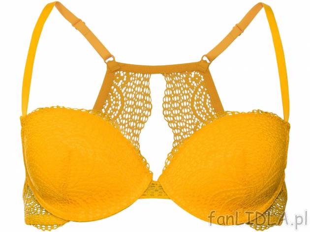 Biustonosz Esmara Lingerie, cena 22,99 PLN 
- ozdobne zapięcie na plecach
- elegancka ...