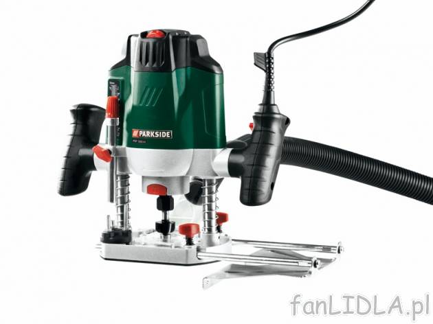 Frezarka górnowrzecionowa 1200 W Parkside, cena 179,00 PLN za 1 opak. 
- do precyzyjnej ...