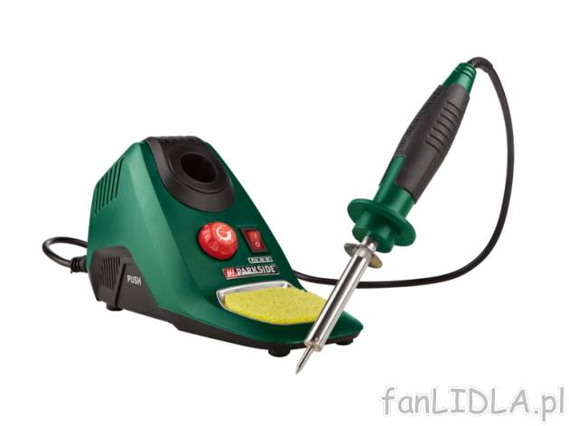 Stacja lutownicza 48 W Parkside, cena 49,99 PLN za 1 opak. 
- temperatura ok. 100&#8211;500 ...