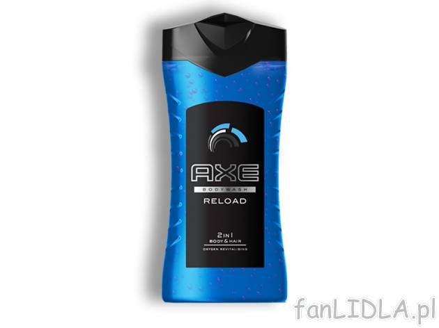 Axe Żel pod prysznic* , cena 9,00 PLN za 400 ml/1 opak., 1 l=24,98 PLN. 
* produkt ...