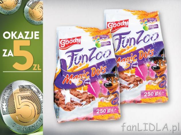 Goody Płatki kukurydziane, 2 opak. , cena 5,00 PLN za 2 x 500 g 
* cena wyłacznie ...