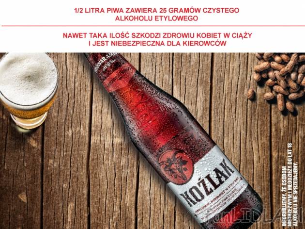 Koźlak , cena 3,00 PLN za 500 ml/1 but., 1 l=7,78 PLN.
