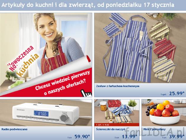 Artykuły do kuchni: Radio do kuchni: Silvercrest