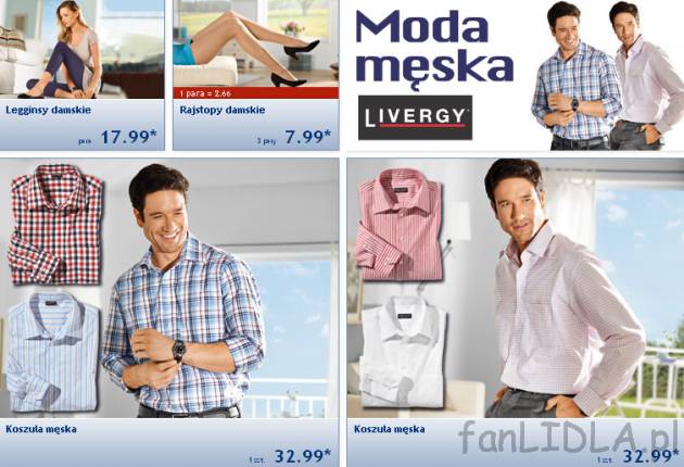 Moda męska Livergy z Lidla