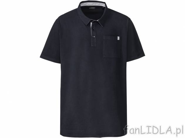 Koszulka polo Livergy, cena 29,99 PLN 
- 100% bawełny
- rozmiary: XXL-4XL
- ...