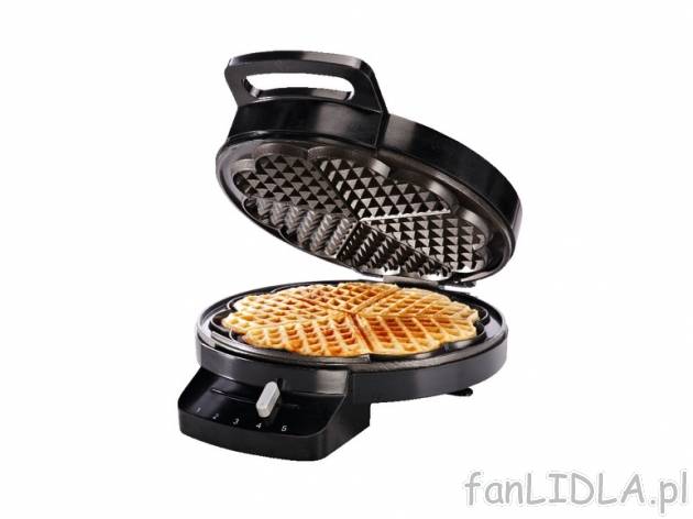 Gofrownica 1200 W , cena 59,90 PLN za 1 szt. 
- bardzo duża moc aż 1200W 
- ...