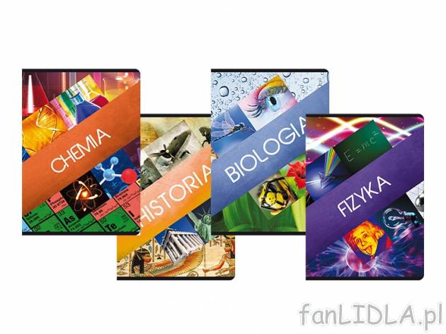 Zeszyt tematyczny A5 60 kartek , cena 0,79 PLN za 1 szt. 
- w kratkę lub linie ...