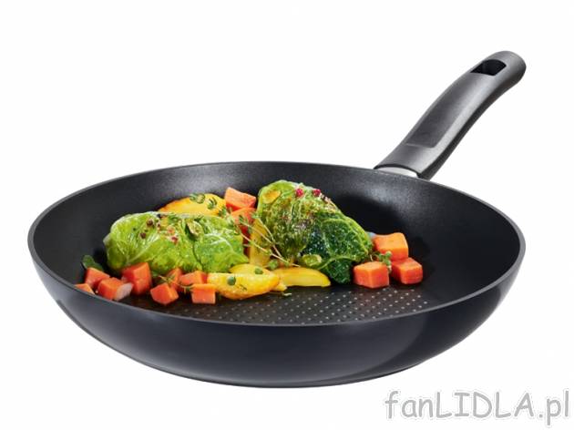 Patelnia indukcyjna 28 cm Ernesto, cena 59,00 PLN za 1 szt. 
- do zdrowego, beztłuszczowego ...