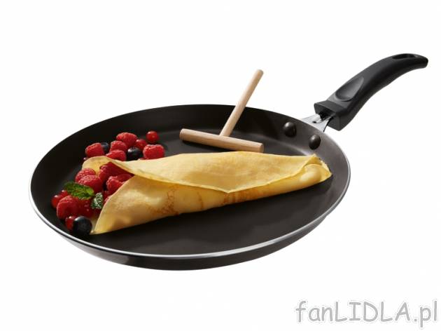 Patelnia do naleśników francuskich Ernesto, cena 39,99 PLN za 1 szt. 
- z praktycznym ...