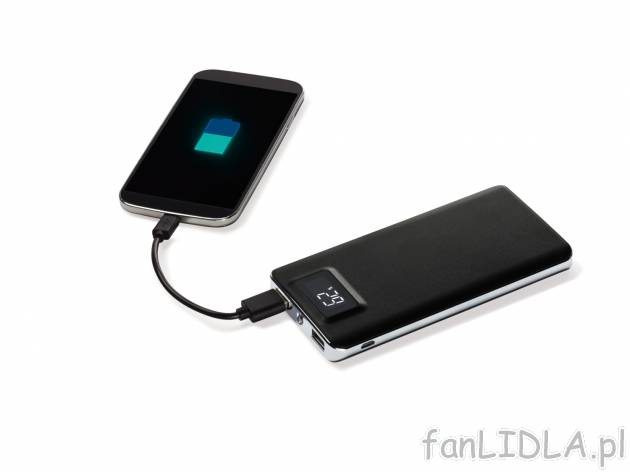 Powerbank 10.000 mAh , cena 69,90 PLN za 1 szt. 
- kabel do ładowania mikroUSB ...