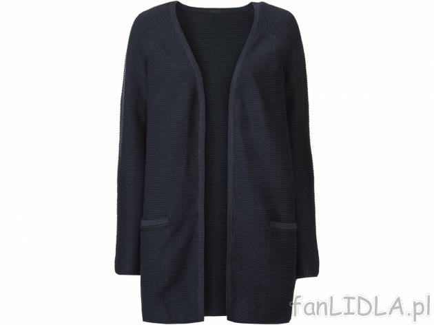 Kardigan Esmara, cena 39,99 PLN 
- rozmiary: S-XL
- 100% bawełny
- idealne uzupełnienie ...