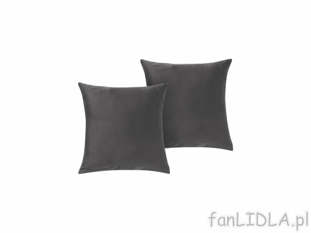Satynowe poszewki na poduszki, 2 szt. Meradiso, cena 17,99 PLN 
- 40 x 40 cm
- 100% ...