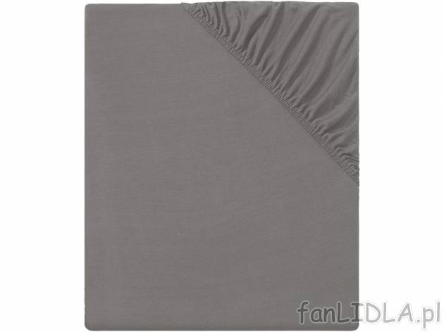 Prześcieradło z jerseyu z gumką, 140-160 x 200 cm Meradiso, cena 34,99 PLN 
- ...