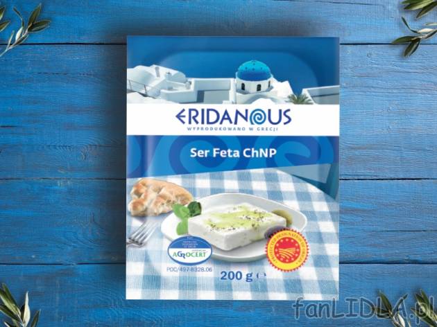 Ser Feta , cena 6,00 PLN za 200 g/1 opak., 100 g=3,33 PLN.