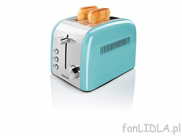 Toster 850 W , cena 89,90 PLN za 1 szt. 
- funkcja rozmrażania, podgrzewania i ...