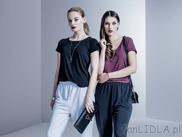 Koszulka Esmara, cena 29,99 PLN za 1 szt. 
- materiał: 96% Modal, 4% elastan 
- ...