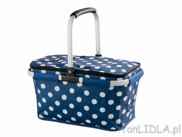 Koszyk na zakupy 26l , cena 39,99 PLN za 1 szt. 
- lekka rama aluminiowa z wytrzymałą ...