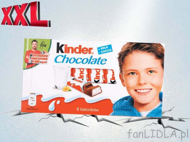 Kinder Chocolate , cena 3,00 PLN za 100 g/1 opak.