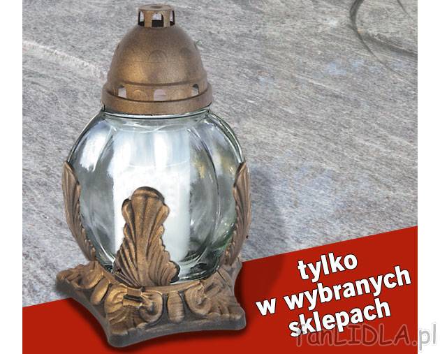 Znicz L14 szklany, cena 8,99PLN
- różne rodzaje
- czas palenia 80 h
- waga ...