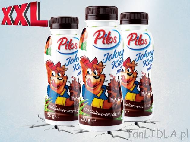 Pilos Napój czekoladowo-orzechowy Johny Kakao 3 szt. , cena 4,00 PLN za 3 x 250 ...