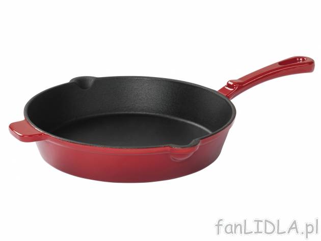 Patelnia żeliwna, emaliowana Ernesto, cena 79,90 PLN 
- średnica patelni: Ø ...