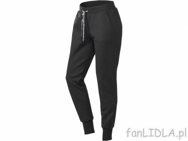 Damskie spodnie dresowe Crivit, cena 39,99 PLN 
- rozmiary: XS-L
- Hohenstein bezpieczne ...