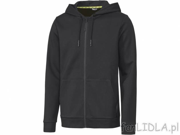 Męska bluza dresowa Crivit, cena 49,99 PLN 
- rozmiary: S-XL
- Hohenstein bezpieczne ...