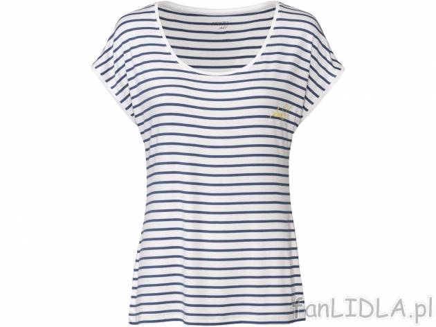 T-shirt Esmara, cena 19,99 PLN 
- 95% wiskozy (LENZING&trade; ECOVERO&trade;), ...