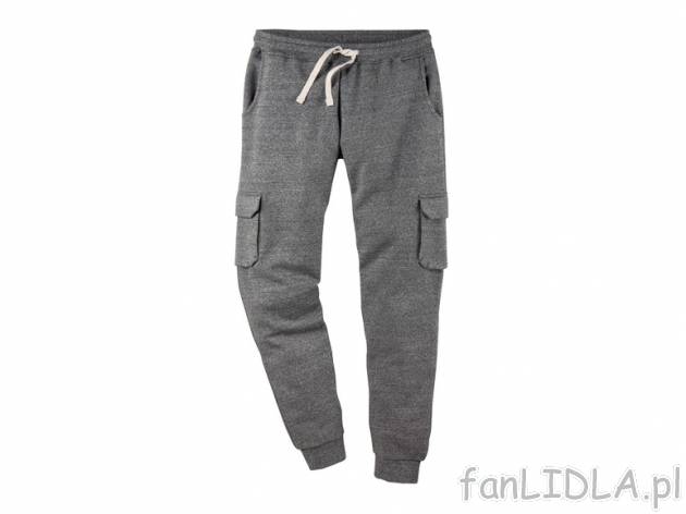 Bojówki dresowe Livergy, cena 44,99 PLN za 1 para 
- rozmiary: M-XL 
- 2 wzory ...