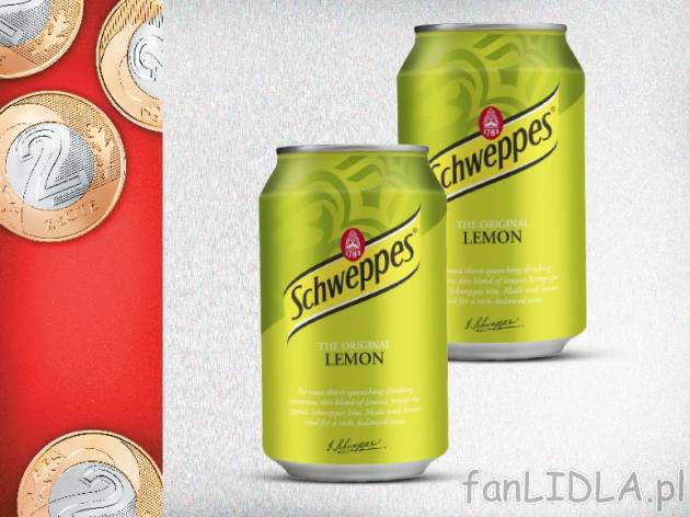 Schweppes Napój gazowany 2 opakowania , cena 2,00 PLN za 2 x 330 ml, 1 l=3,03 PLN. ...