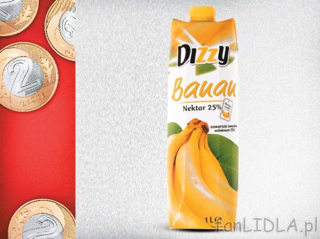 Dizzy Nektar bananowy 25% , cena 2,00 PLN za 1 l/1 opak.