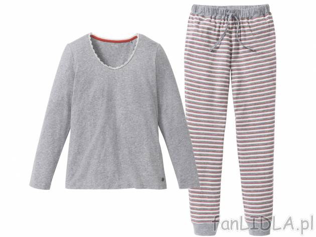 Piżama damska Esmara Lingerie, cena 34,99 PLN 
- 100% bawełny
- rozmiary: S-L
- ...