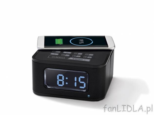 Radio Bluetooth® z budzikiem Silvercrest, cena 99,00 PLN 
- bezprzewodowe przesyłanie ...