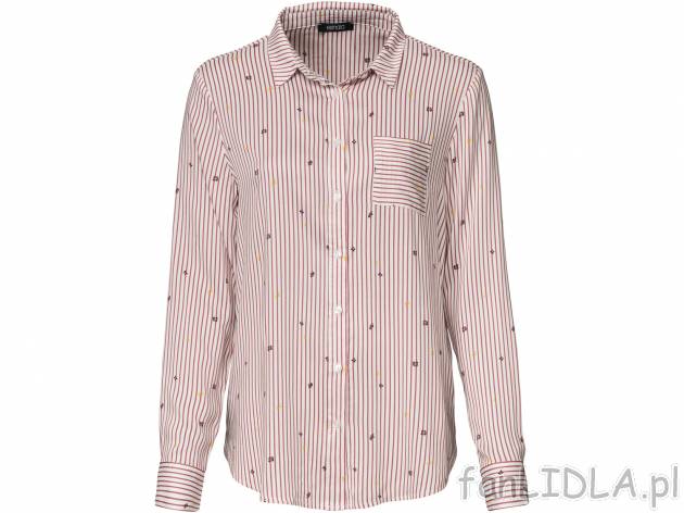 Bluzka z wiskozy Esmara, cena 29,99 PLN 
- 97% wiskozy (LENZING™ ECOVERO™), ...