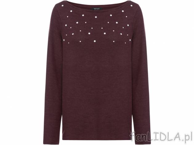 Sweter Esmara, cena 29,99 PLN 
- ozdobne perełki
- rozmiary: S-L
- Hohenstein ...