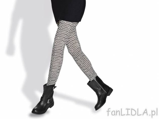 Legginsy Esmara, cena 17,99 PLN za 1 opak. 
- z miękkim, elastycznym pasem
- ...