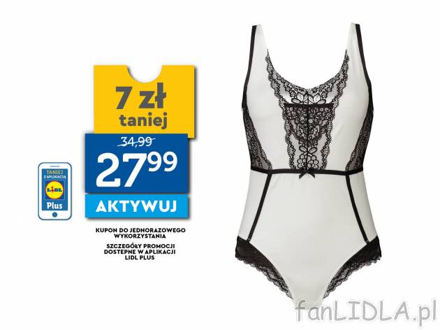 Body z koronką Esmara Lingerie, cena 34,99 PLN 
Cenimy jakość - nasza kolekcja ...