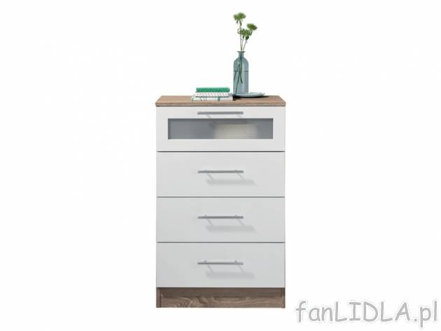 Komoda wymiary: 38 x 88,4 x 55,2 cm , cena 179,00 PLN za 1 szt. 
- w zestawie materiał ...