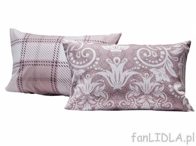 2 poszewki na poduszkę z flaneli 70 x 80 cm Meradiso, cena 21,99 PLN za 2 szt. ...
