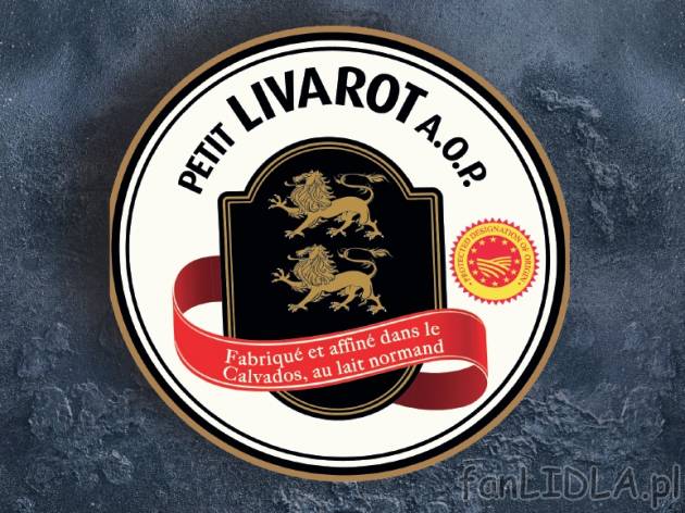 Ser pleśniowy Petit Livarot , cena 9,00 PLN za 250 g/1 opak., 100 g=4,00 PLN.