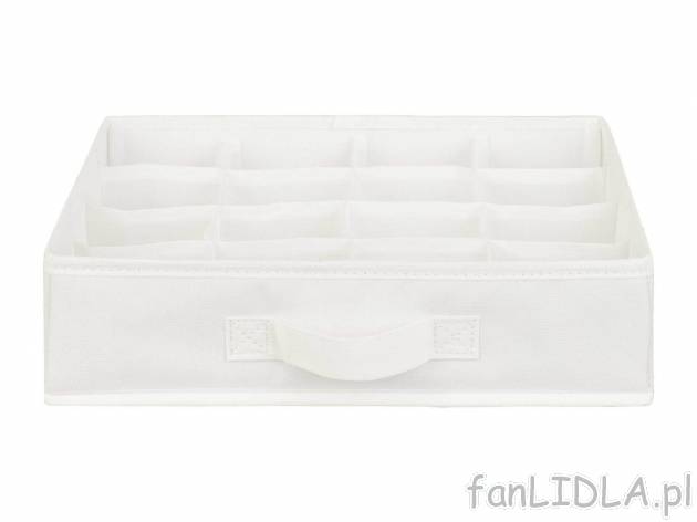 Organizer Livarno Living, cena 11,99 PLN  
-  33 x 25,5 x 8,5 cm (dł. x szer. x wys.)