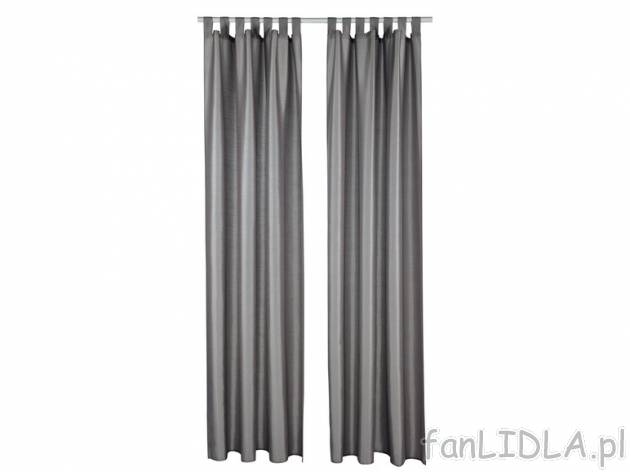 Komplet 2 zasłon 135 x 245 cm Meradiso, cena 89,90 PLN za 2 szt. 
- 3 kolory 
- ...